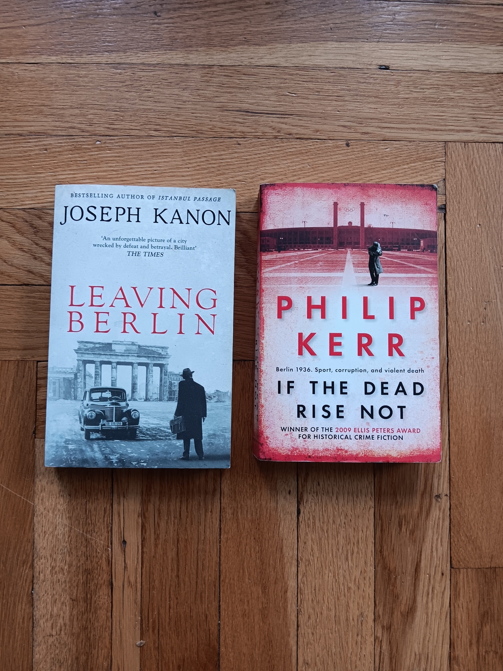 Pair of Historical Fiction Paperbacks - Leaving Berlin & If the Dead Rise Not